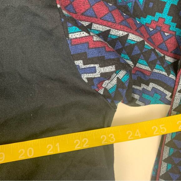 Panhandle Slim mens XL 17.5 western button down shirt Aztec long sleeve blue pur - Picture 9 of 10